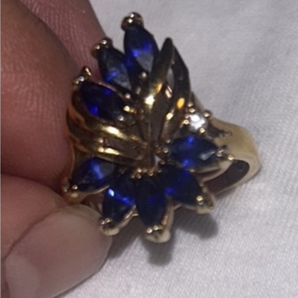 Gold plated ring